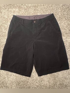 Lululemon Mens Black Wet Dry Utility Outdoors Hiking Shorts -Sz 34